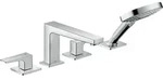 Hansgrohe Fertigmontageset Metropol 4-Loch Wannenrand-Einhebelmischer, mit