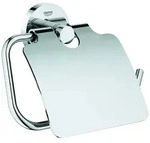 GROHE WC-Papierhalter Essentials mit Deckel, verdeckte Befestigung, chrom