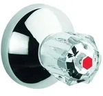 GROHE UP-Ventil-Oberbau Atlanta 19831, T:20-80mm Brillant-Griff Markierung, rot,