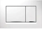 Geberit Bet&auml;tigungsplatte Sigma20 Square wei&szlig;, hochglanz-verchromt 115.883.KJ.1