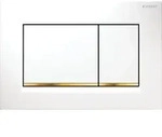 Geberit Bet&auml;tigungsplatte Sigma20 Square wei&szlig;, vergoldet 115.883.KK.1