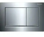Geberit Bet&auml;tigungsplatte Omega30 hochglanz-verchromt, mattverchromt 115.080.KH.1