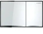 Geberit Bet&auml;tigungsplatte Sigma60, fl&auml;chenb&uuml;ndig: wei&szlig;, verspiegelt,