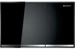 Geberit Bet&auml;tigungsplatte Sigma60, fl&auml;chenb&uuml;ndig: schwarz, verspiegelt,