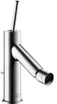 hansgrohe Bidet-Einhebelmischer Axor Starck Ausladung 111 mm, mit Ablaufgarnitur,