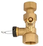 Afriso Kappenventil G 3/4"" x 3/4"", mit Ablasshahn