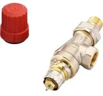 Danfoss Ventilgeh&auml;use RA-N, Axial, 15, R 1/2"", matt vernickelt