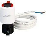 Danfoss Thermischer Stellantrieb, TWA-A/NC stromlos geschlossen, 230 V, 50 Hz, 1 m