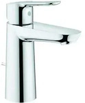 GROHE Waschtisch-Einhebelmischer BauEdge chrom, M-Size, mit Ablaufgarnitur
