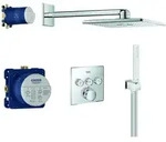 GROHE UP-Duschsystem Grohtherm Smartcontrol mit Unterputz-Thermostat, chrom