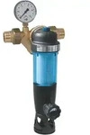 SYR R&uuml;cksp&uuml;lfilter DUO DFR 2314 DN 20, manuell, mit Druckminderer und Manometer
