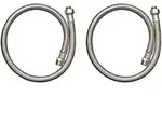 hansgrohe Anschlussschlauch-Set mit Thermostat, f&uuml;r 2-Loch-Wannenrandthermostat