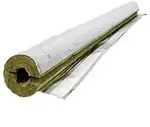 ROCKWOOL Heizungsrohrschale 800, a 1 m 30 mm 35/30 mm, Alu-Folie