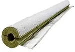 ROCKWOOL Heizungsrohrschale 800, a 1 m 20 mm 22/20 mm, Alu-Folie
