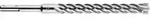 Projahn Hammerbohrer SDS-Plus ROCKET 5 5 Crusher, 4-spiralige Wendelgeometrie,...