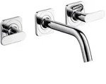 hansgrohe Fertigmontageset Axor Citterio M UP, Waschtisch-3-Loch-Armatur, Ausladung