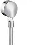 Hansgrohe Schlauchanschluss Fixfit E mit Kugelgelenk und R&uuml;ckflussverhinderer,...