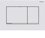 Geberit Bet&auml;tigungsplatte Sigma20 Square, easy-to-clean-beschichtet, wei&szlig; matt