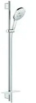 GROHE Brausegarnitur Rainshower SmartActive 150 Brausestange 90cm, 3 Strahlarten,