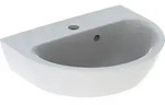 Geberit Handwaschbecken Renova 45x36cm, we, m HL, m &Uuml;L asymmetrisch
