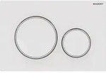 Geberit Bet&auml;tigungsplatte Sigma20 wei&szlig;/wei&szlig; matt 115.882.11.1