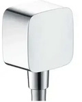 Hansgrohe Schlauchanschluss Fixfit Softcube Axor mit R&uuml;ckflussverhinderer, chrom