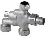 IMI E-Z-Verteiler Heimeier DN 15, Rotguss vernickelt
