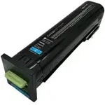Lexmark Original Toner 72K20C0 High Yield Farbe: Cyan ca. 8.000 Seiten f&uuml;r CS...