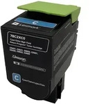 Original Lexmark Toner 78C2XC0 High Yield Farbe: Cyan ca. 5.000 Seiten f&uuml;r CS...