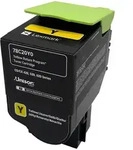 Lexmark Original Toner 78C20YE Farbe: Yellow ca. 1.400 Seiten f&uuml;r CS 421 |...