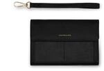 Kapten & Son Clutch Wallet Versailles All Black Portemonnaie in