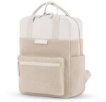 Kapten & Son Bergen Pro Fleece Sandstone Rucksack in Beige
