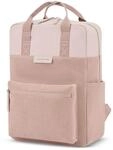 Kapten & Son Bergen Pro Cord Rose Clay Rucksack in Rose Clay