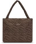 Kapten & Son Norva 2in1 Shopper Dark Brown/Leo Umh&auml;ngetasche in Braun