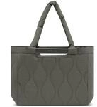Kapten & Son Vaasa Shopping Basket Quilted Khaki Einkaufsk&ouml;rbe in
