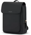 Kapten & Son Tromso All Black Rucksack in Schwarz