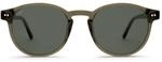 Kapten & Son Marais Transparent Olive Green Sonnenbrille in