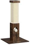 Kratzs&auml;ule 73 cm mit Spielzeug, Vintagebraun