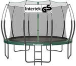 Trampolin mit Rei&szlig;verschluss, Dschungelgr&uuml;n / &Oslash; 366 cm