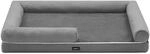 Feandrea Orthop&auml;disches Hundebett, Hellgrau / L 135 x B 107 x H 25 cm