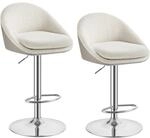 Barhocker 2er Set h&ouml;henverstellbar