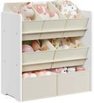 Kinderzimmer-Regal mit 7 Boxen, Wolkenwei&szlig;