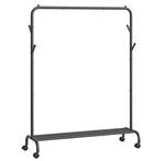 Kleiderst&auml;nder auf Rollen 103,5 cm breit tintenschwarz, Tintenschwarz