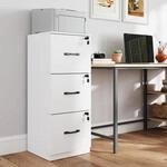 Aktenschrank mit mehreren abschlie&szlig;baren Schubladen, Wolkenwei&szlig;