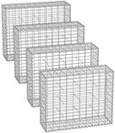 Steingabione aus Metallgitter, 4
