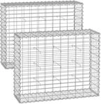 Steingabione aus Metallgitter, 2