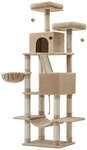 XXL-Katzenbaum 206 cm, Kamelbraun