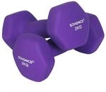Hantel-Set 2 x 2 kg Lila