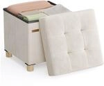 Sitzbank mit Stauraum 37 L, Cappuccinobeige