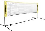 5 m Badmintonnetz mit Transporttasche, Gelb